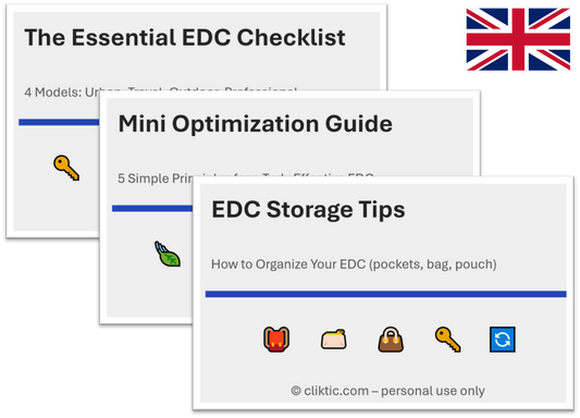 Essential EDC Checklist - Digital Pack - 3 mini-guides