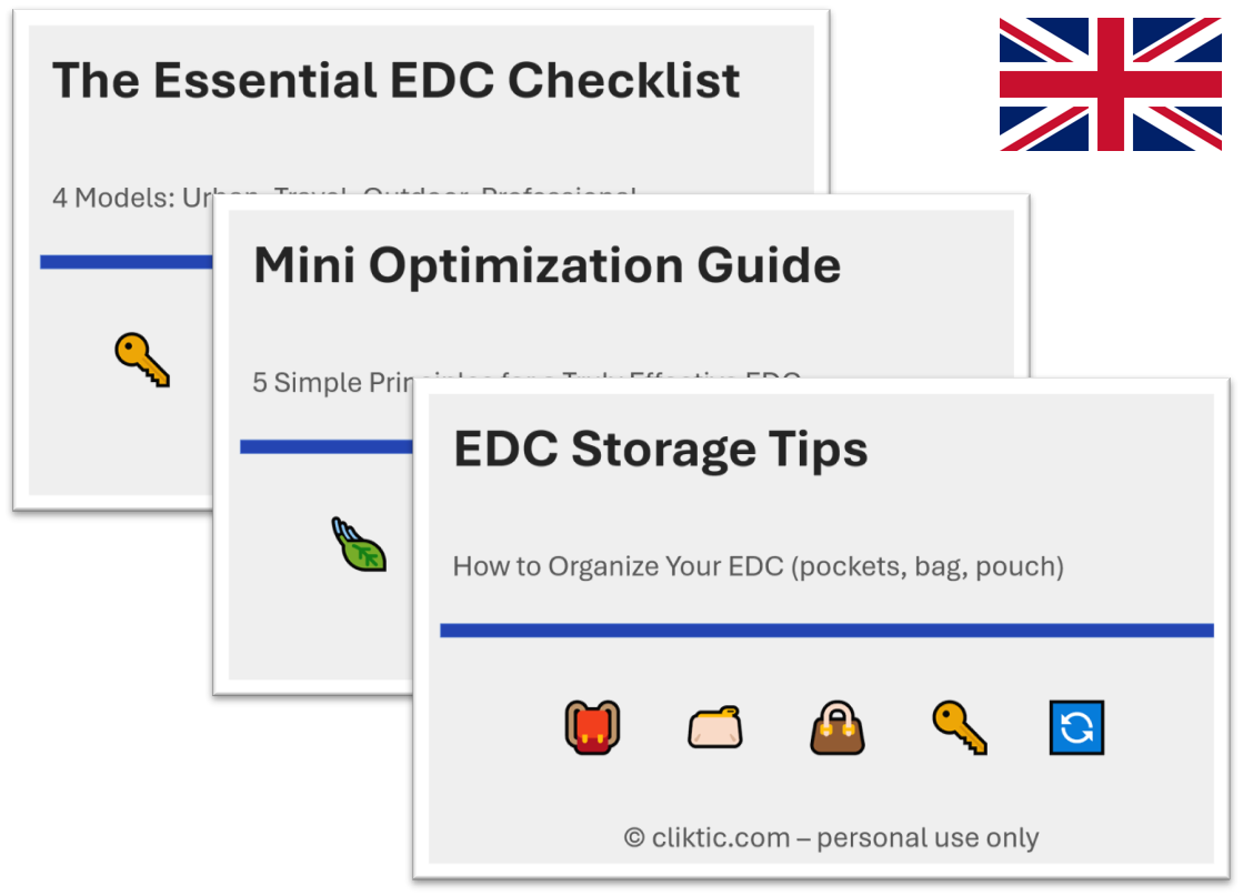Essential EDC Checklist - Digital Pack - 3 mini-guides